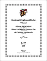 Christmas String Quartet Medley Volume I P.O.D. cover